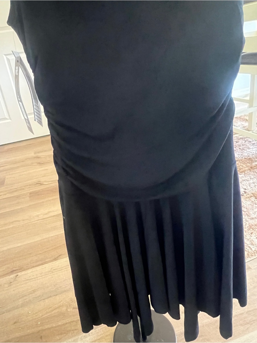 Madden NYC Black Sleeveless Fit-and-Flare Party Dress - Picture 5 of 9